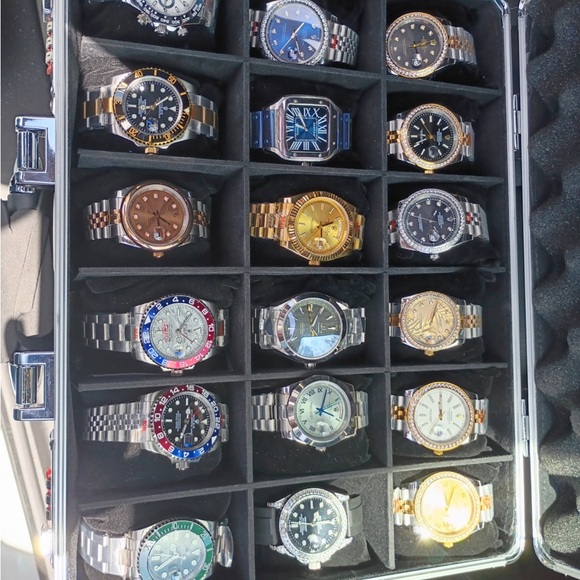Luxury Men's Watch Collection - Silver Gold Black